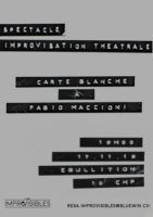 Carte blanche à Fabio Maccioni – 17.11.2019